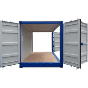Container 20 pieds double porte + porte latérale