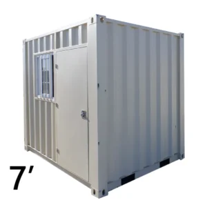 Conteneur d&rsquo;expédition cubique 7 pieds avec une porte et fenêtre
