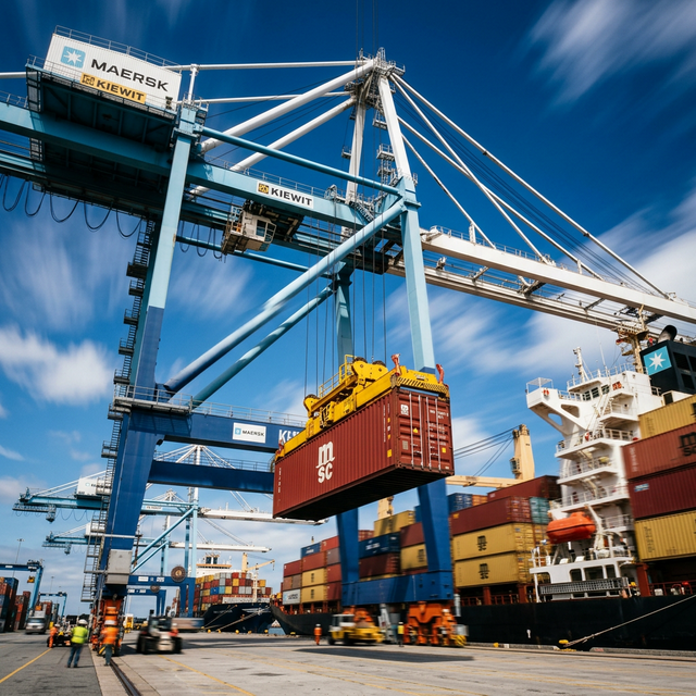 Logistique containers